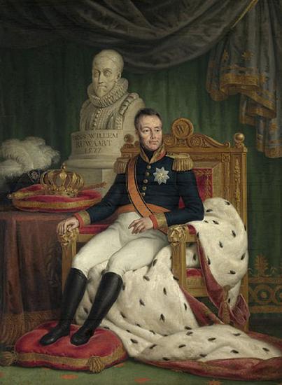 Mattheus Ignatius van Bree Portrait of William I, King of the Netherlands oil painting picture